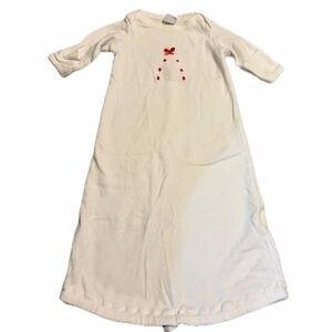 Jj gown newborn $70 retail luxury Christmas white sleep gown